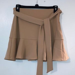 Tan/nude mini skirt, NWT